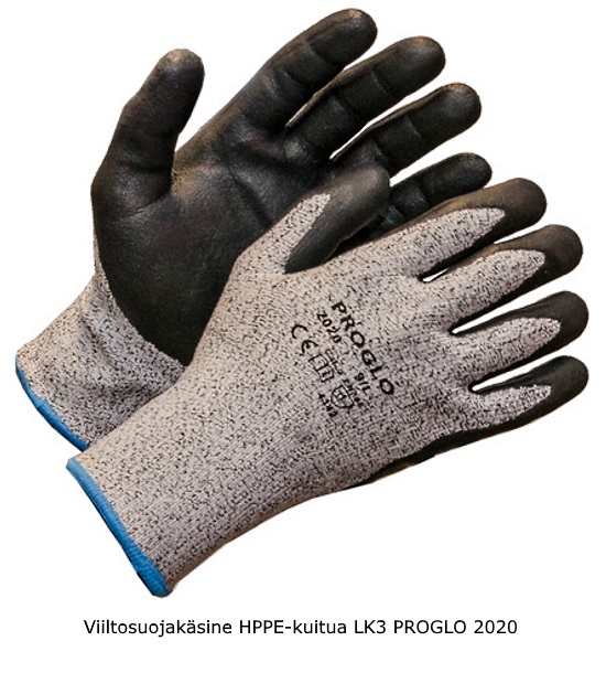 Viiltosuojakäsine HPPE-kuitua Luokka.3