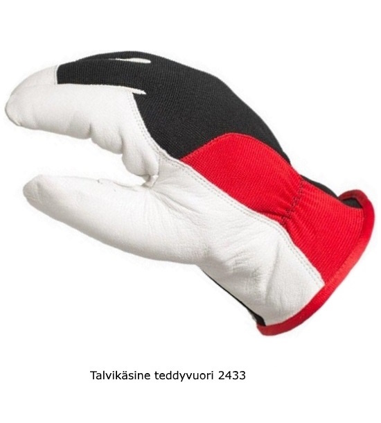 Talvikäsine teddyvuori