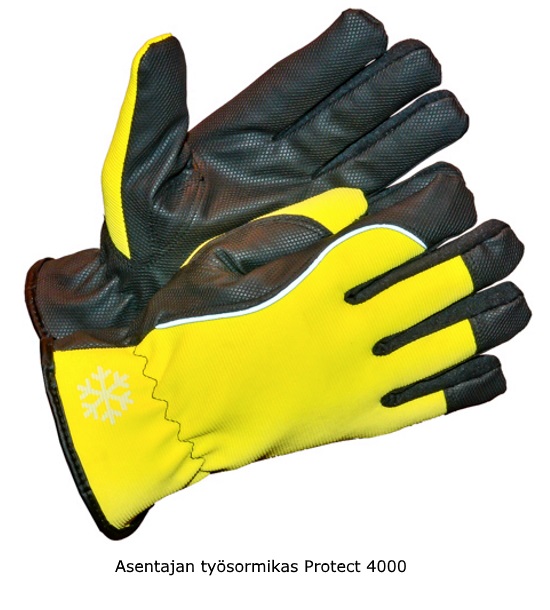 Synteettinen käsine fleecevuori