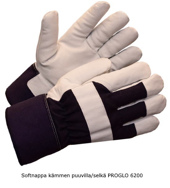 Työkäsineet softnappaa teddyvuori