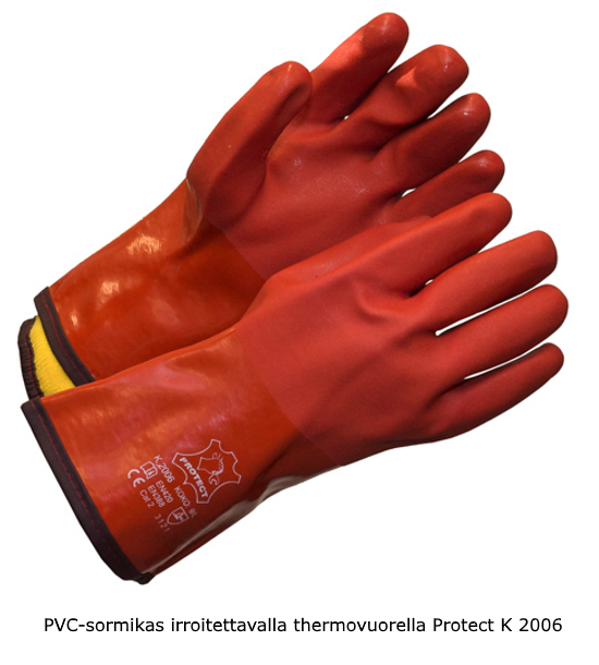 Kemikaalikäsineet thermovuori