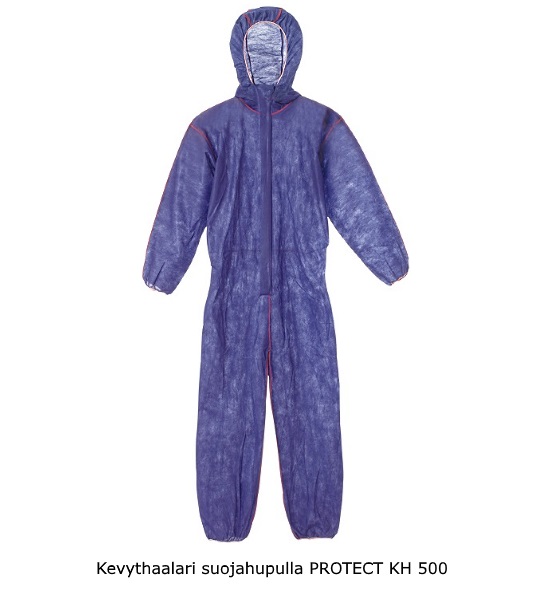 Kevythaalari suojahupulla