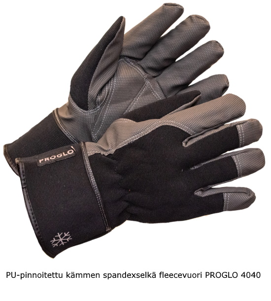 Työsormikaat fleecevuori