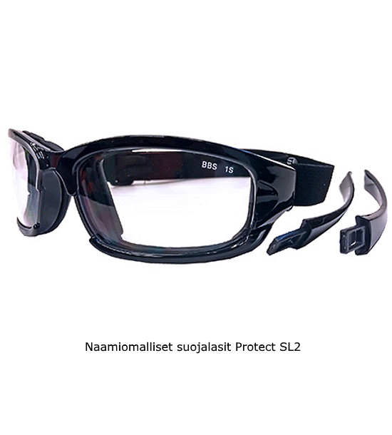 Naamiomalliset suojalasit