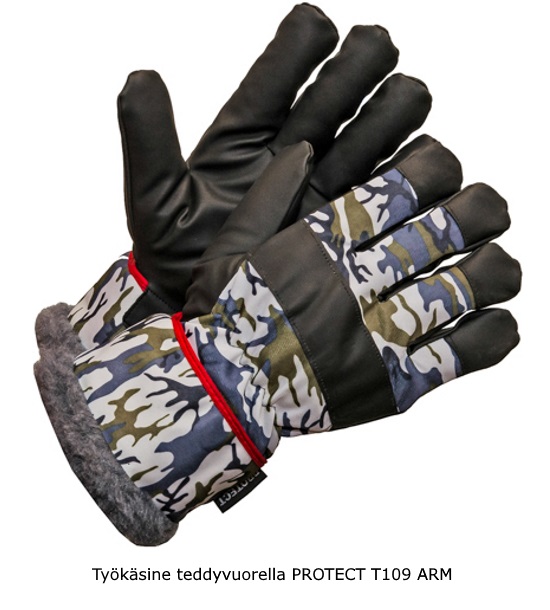 Työkäsine teddyvuori