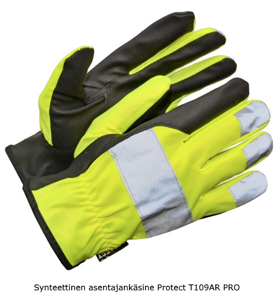 Asentajan käsineet HiVis