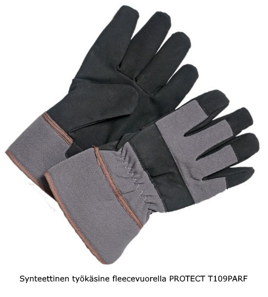 Synteettinen työkäsine fleecevuori