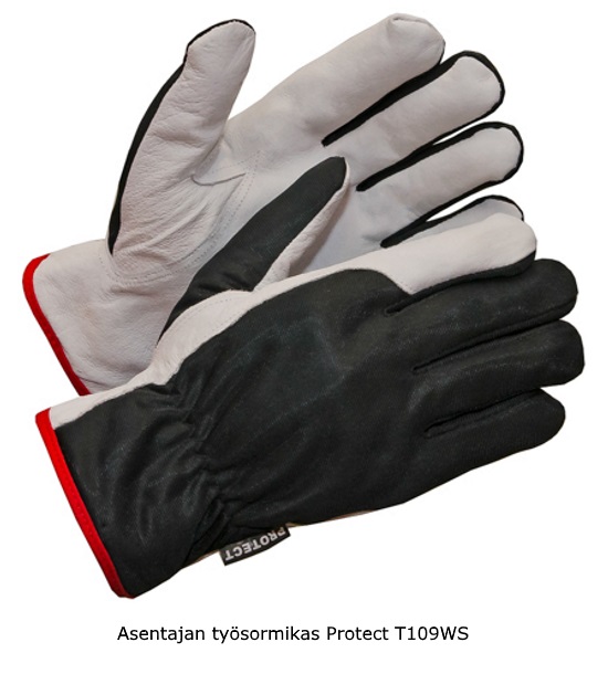 Työsormikas softnappa fleecevuori