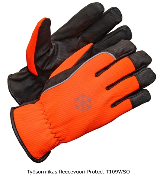 Synteettinen käsine fleecevuori