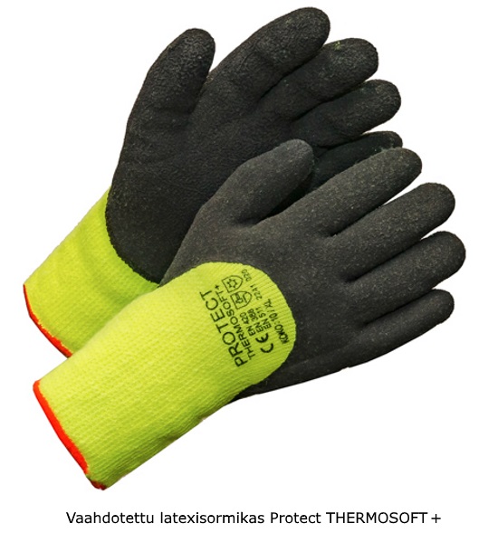 Latexkäsine thermovuori