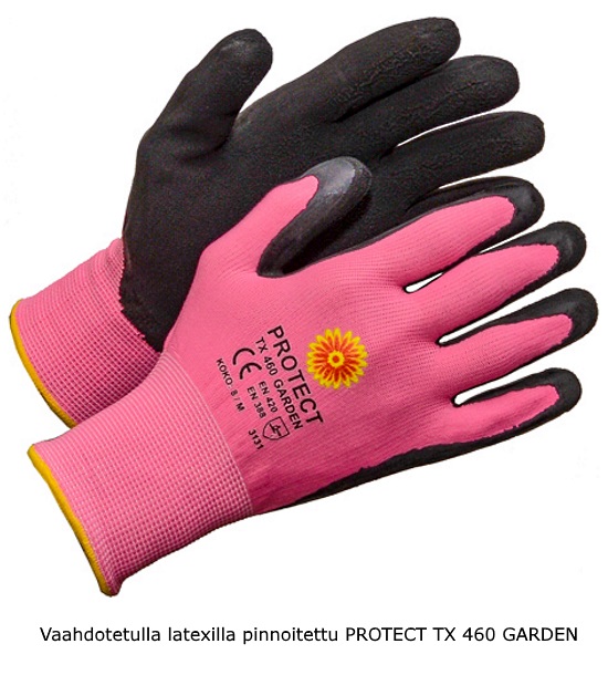 Sormikas vaahdotettu latexpinnoite