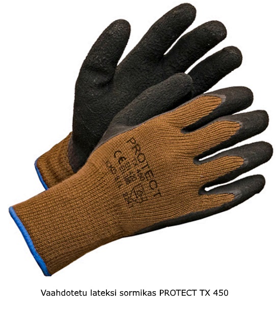 Sormikas vaahdotetu latexpinnoite